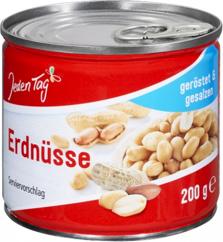 30 X JT ERDNUESSE GER.GESALZEN 200G